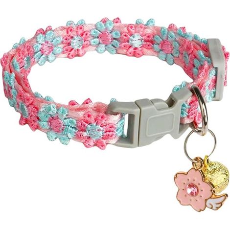 Collier pour chien 21 à 32 cm Convient aussi bien aux chats qu'aux chiens facile à mettre ajustable à volonté Doux et confortable (1/4)