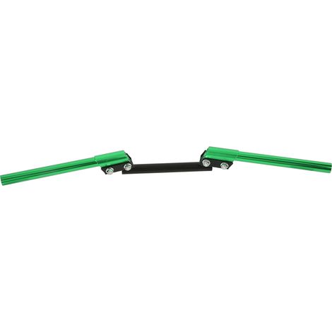 Guidon Moto Universel Réglable 22mm pour Voiture Sport, Streetcar, ATV, Scooter, Tout-Terrain, Vert (1/5)