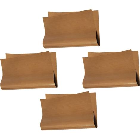 Tapis de Cuisson Antiadhésif 4 Pcs 30x40 Cm Tissu Fibre de Verre Revêtement Ptfe Résistant Haute Température pour Plaques de Pâtisserie Utilisation Four Maison'sizename'40.00X30.00X0.10CM