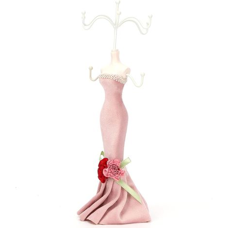 Necklace Display Stand, Jewelry Holder, Earring-Shaped Design, Bracelet Holder, for Home, Shop, Craft Storage (1/5)