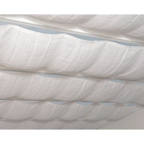 Canopia Cortina para Pérgola 3X9.7 m Blanco