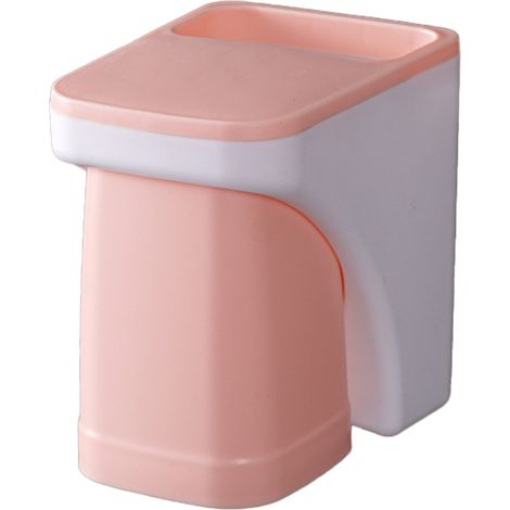 Support Magnetique pour Brosse à Dents - Fixation Murale Sans Perçage - Séchage Vertical par Aimant - Pour Salle de Bain Familiale ou Individuelle - 1 Pièce (1/5)