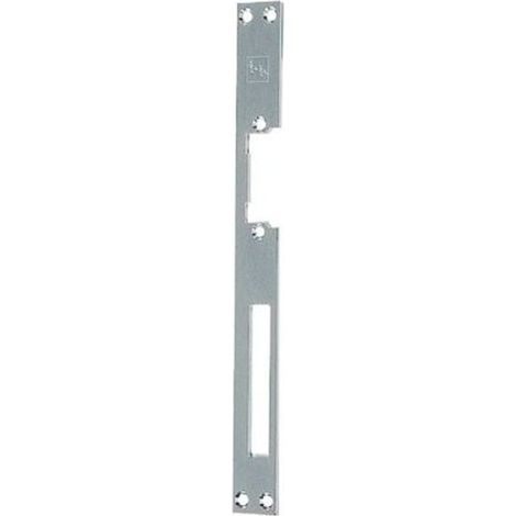 Têtière plate longue HZ pour gâche électrique à encastrer grise 250 x 22 x 3 mm - EFF EFF