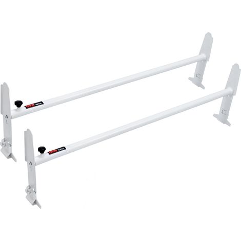 VEVOR Portascale da Tetto per Furgone, Acciaio Legato a 2 Barre, Regolabile 47.2"-78.7", Capacita 500 Libbre, Portapacchi Barre Trasversali Camion Furgoni