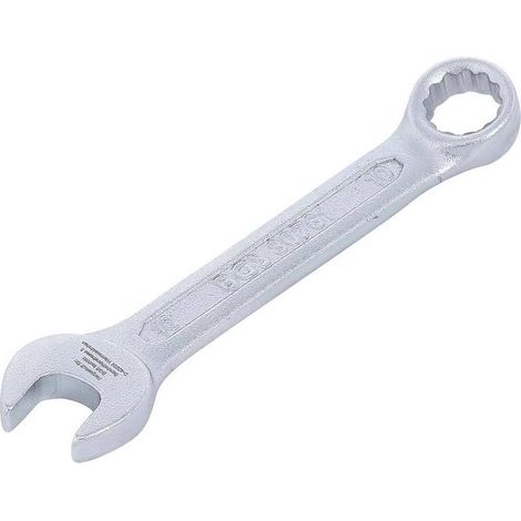 Clé Mixte Extra Courte 10 mm - Acier Résistant - Précision et Maniabilité, Zones Difficiles - (1/5)