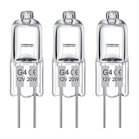 20 G4 20W 12V Halogenlampen, 20er-Packung (1/4)