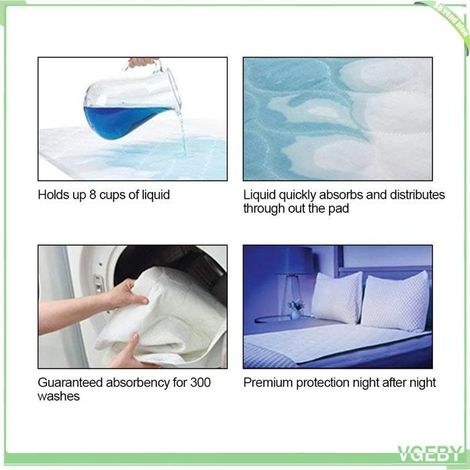 Sous-tapis lavable - FAFEICY - 80×51 cm - Imperméable - Antidérapant - Absorbant (1/5)