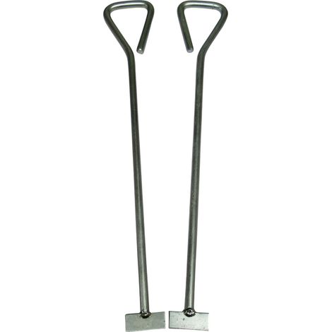 Inspection Cover Manhole Lifting Keys X2 20" (Man Hole Drain Lid Lifter)
