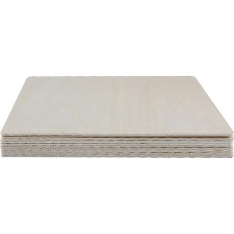 Creality Laser 10pcs Module Basswood Plywood Sheets 8x8x1/8' Wood Pieces Materials Suitable for la
