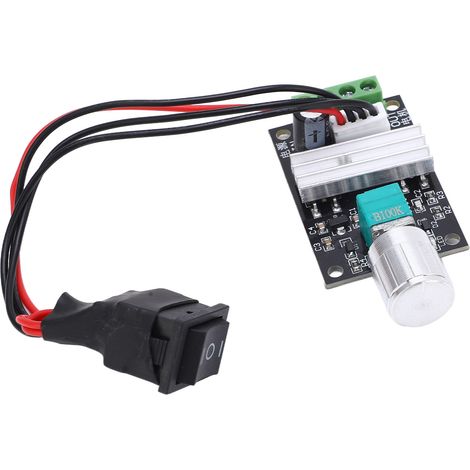 Contrôleur de vitesse de moteur PWM, régulateur à interrupteur, CC 6V-28V 3A, rotation horaire/antihoraire (1/5)
