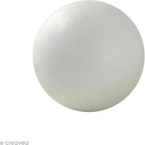 Boule de décoration - Décoration de fête - Noël - Blanc - 4 cm - A suspendre