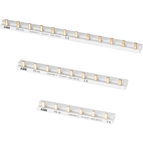 Peigne 1P+Ca 38modules 10mm² 2CDL210001R1038 ABB 359822