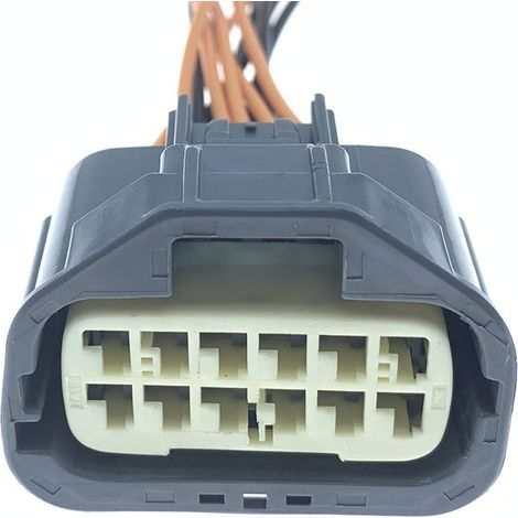 7283-5545-10 Mâle/Femelle, 7282-5545-10 Compatible avec le radar de pare-chocs avant Land Rover DJ7121Y-2.2-21 -- Connecteur simple