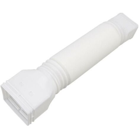 Extensions de Tuyau de Descente de Gouttière Rallonge de Tuyau de Descente Rétractable Rallonge de Tuyau de Descente Flexible Accessoires de Bec de Descente Fournitures de (Blanc) (1/5)