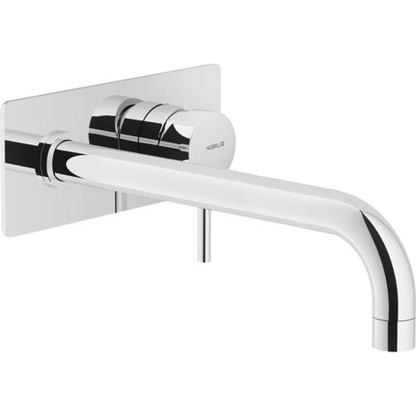 Einhebel-Waschtisch-Wandbatterie mit langem Auslauf für Nobili LIVE Serie LV00198/2CR Verchromt - Messing (1/3)