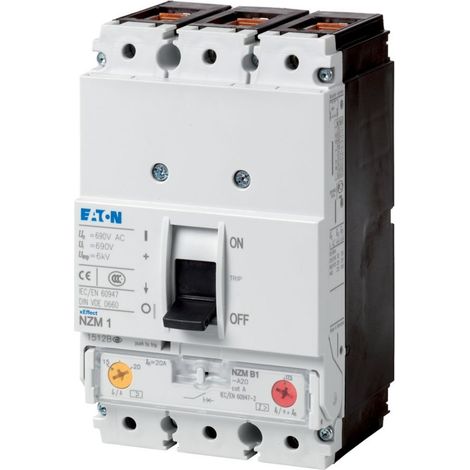 Eaton Interruptor automático, 3p, 100 A, 259079