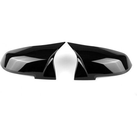 Gloss black rearview mirror cover for BMW F20 F21 F22 F30 F32 F36 F87 M3 – Aesthetic protection – Easy installation – Plastic material (1/5)