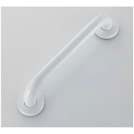 Weißer 400-mm-Duschhaltegriff, Sicherheitsgriff für die Dusche, Haltegriff für die Toilette für Menschen mit Behinderung, Stützstange für Toilette, Dusch- und WC-Haltegriff (1/5)