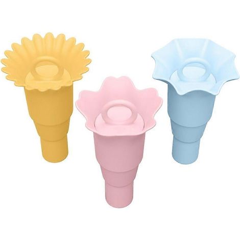 Ensemble de 3 moules en silicone souple pour glaces et sucettes glacées - Accessoires de cuisine (1/4)