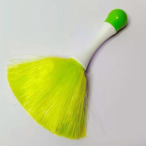 Brosse de nettoyage pour clavier, poils en forme d'éventail, outil de dépoussiérage monobloc pour ordinateur de bureau (1/5)