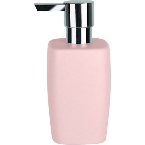 Distributeur de savon Céramique RETRO Rose pastel Spirella (1/4)