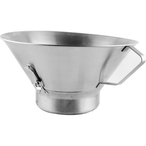 Pommes-Frites-Ölsieb, Fettauffangtrichter aus Edelstahl 304, Abtropfschale mit Ölauffangbehälter für private und gewerbliche Küche (1/5)