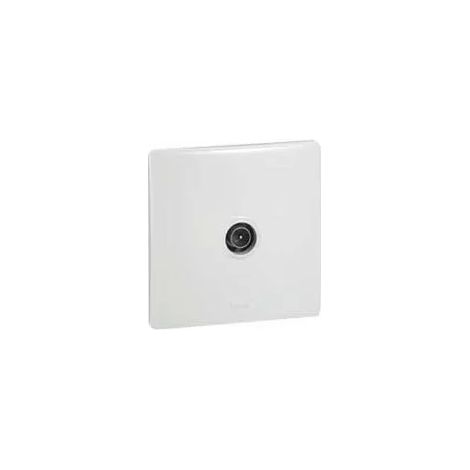 Legrand 080643 - Neptune single TV socket - male - screw/claw fixing