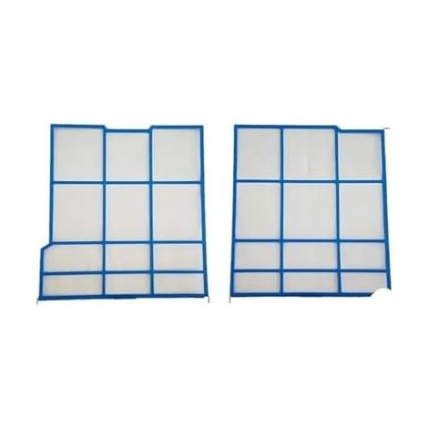 Ensemble de filtres for climatiseur Gauche 31,5 x 29,8 cm, Droit 31,5 x 28,5 cm, Compatible avec Hitachi, Ancienne Machine(A 31.5 x 29.8 28.5) (1/5)