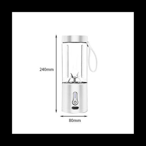Presse-Agrumes - Portable - USB-C Rechargeable - 6 Lames - Pour Jus Frais - 1 Pièce (1/5)