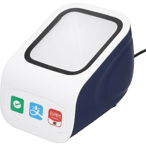 Desktop-Barcodescanner mit Sprachansagen, großem Fenster, QR-Barcodescanner mit USB-Schnittstelle und 2D-Barcodeleser für Windows (1/5)