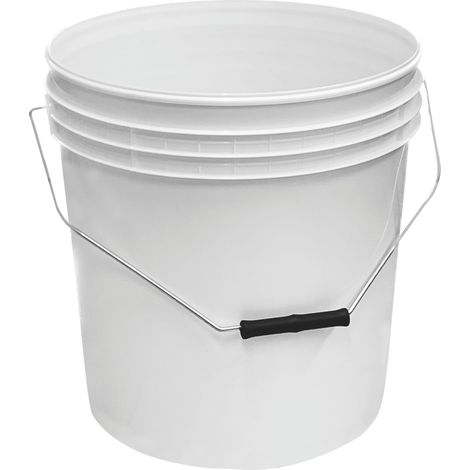 SECCHIO TRONCO CONICO CON MANICO IN FERRO Ø cm. 26,5x32 h  lt. 19