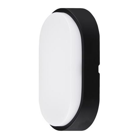 APLIQUE LED OVALADO NEGRO/ BLANCO (1/5)