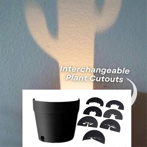 Lampe de projection pour pot de fleurs - Lampe de chevet (1/5)