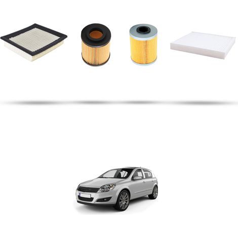 Kit tagliando 4 filtri compatibile con Opel Astra H ,GTC,SW 1.7 CDTI 74kw Dal 2004 (1/5)