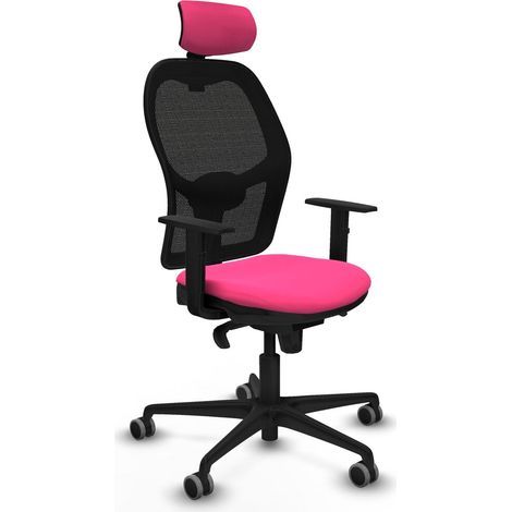 Sedia Ufficio con Poggiatesta Jorquera Piqueras y Crespo 1D036G2 Rosa (1/5)