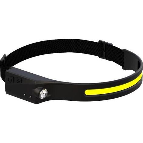 Lampe frontale bandeau rechargeable LED, 300+100LM, Xanlite