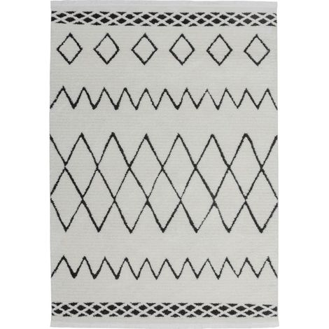 Tapis tissé agadir 310 noir - 160 x 230 cm (1/4)