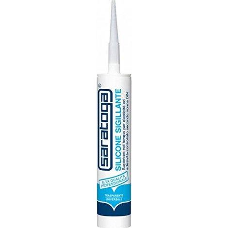 SILICONE SIGILLANTE UNIVERSALE PROFESSIONALE SARATOGAt colore ALLUMINIO gr.280 (1/3)