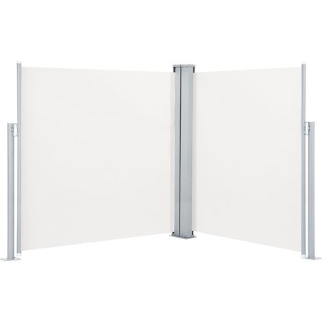 INLIFE Auvent latéral rétractable Crème 140 x 600 cm (1/5)