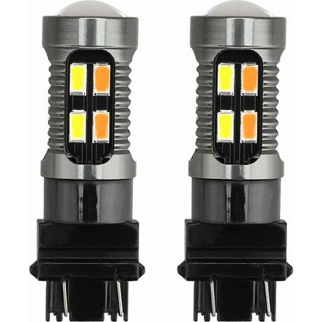 T25 3157 P27-7W 5630 20SMD Canbus Bi-Color LED-Lampen für Bremslicht, Rückfahrlicht und Blinker (Wh) (1/5)