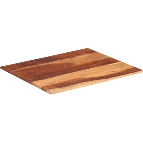 Maison Exclusive - Tischplatte Massivholz Akazie 15-16 mm 60x70 c (1/5)