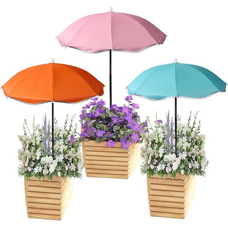3pcs Parasol Plante de Jardin, Petit Parasol Protection Plante (1/5)