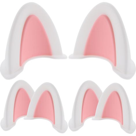 Kit di 9 paia di orecchie da gatto, accessorio per casco in ABS (1/2)