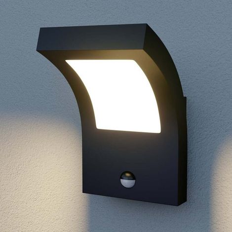 [GEBRAUCHT] B-Ware Arcchio Außenleuchte Wandlampe LED Außenbeleuchtung Bewegungsmelder grafitgrau (1/2)