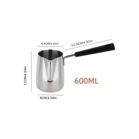 Caffettiera turca in acciaio inox, 600 ml (1/2)
