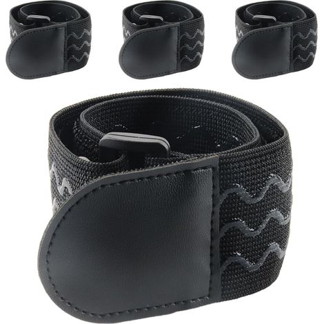 Sollbry 4 Pièces sangle scratch, Sangles Attache Cable, Attache Cable, Extra Larges et Particulièrement Sûres pour Vélos, Sacs, Équipements d'Entraînement, Câbles et Plus (1/4)