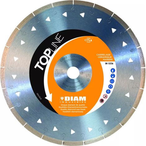 Disque diamant CR89-90 - gamme TopLine - 300 - 2,6 - 10 - 25,4