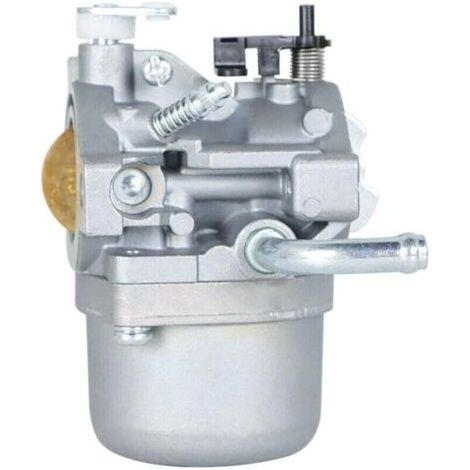 NALOOKAMIC  Tourgeur de pelouse Carburateur 590399 Carburateur Compatible avec Briggs Stratton 590399 796077 Compatible avec Nikki 799245 pour 21A707 21A977 TEmenades avec Joint, Ligne de Carburant (1/3)