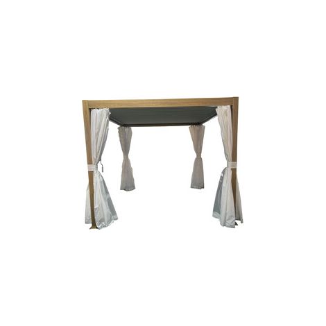 C TELO LATERALE P/PERGOLA BIOCLIMAT 3X4 BIANCO 4PZ