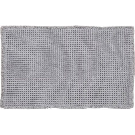 Tapis de Bain "Waffle" 50x80cm Gris (1/3)